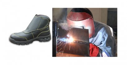 电焊工安全防护不能没有耐高温安全鞋